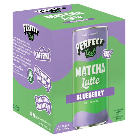 PERFECT ted Matcha Latte Blueberry 4x250ml — image 1