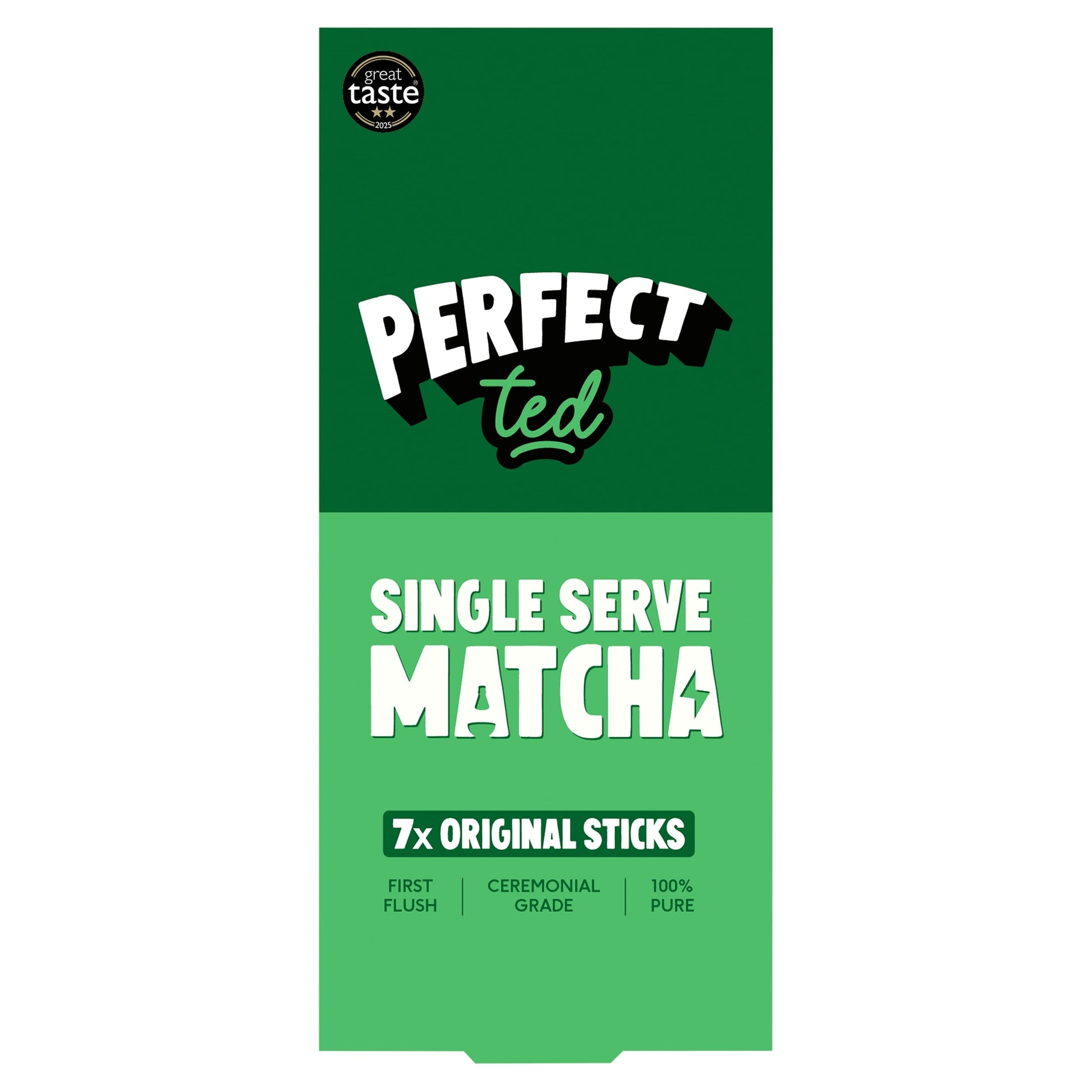 Perfect Ted Single Serve matcha Original Sticks 7x1.5g — image 1