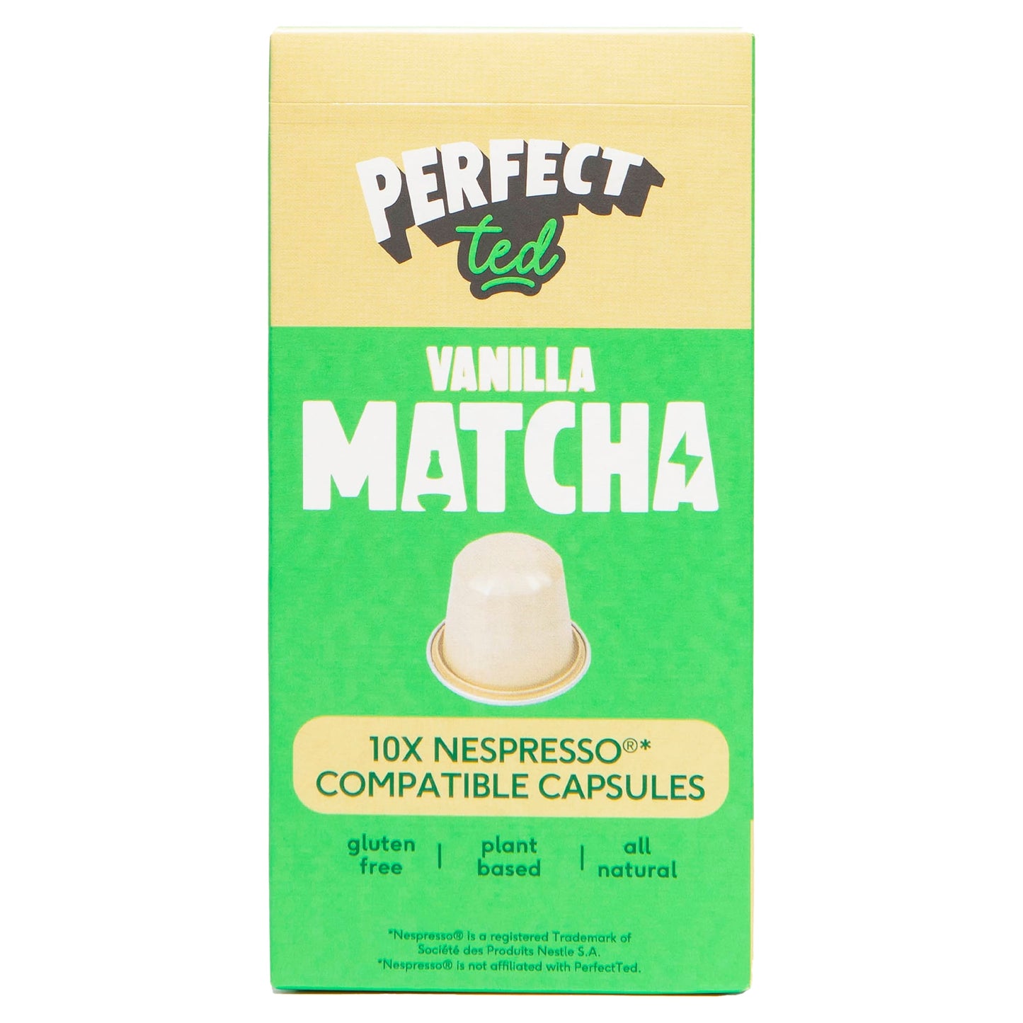 Perfect Ted Vanilla Matcha Nespresso Capsules 10x5g — image 1