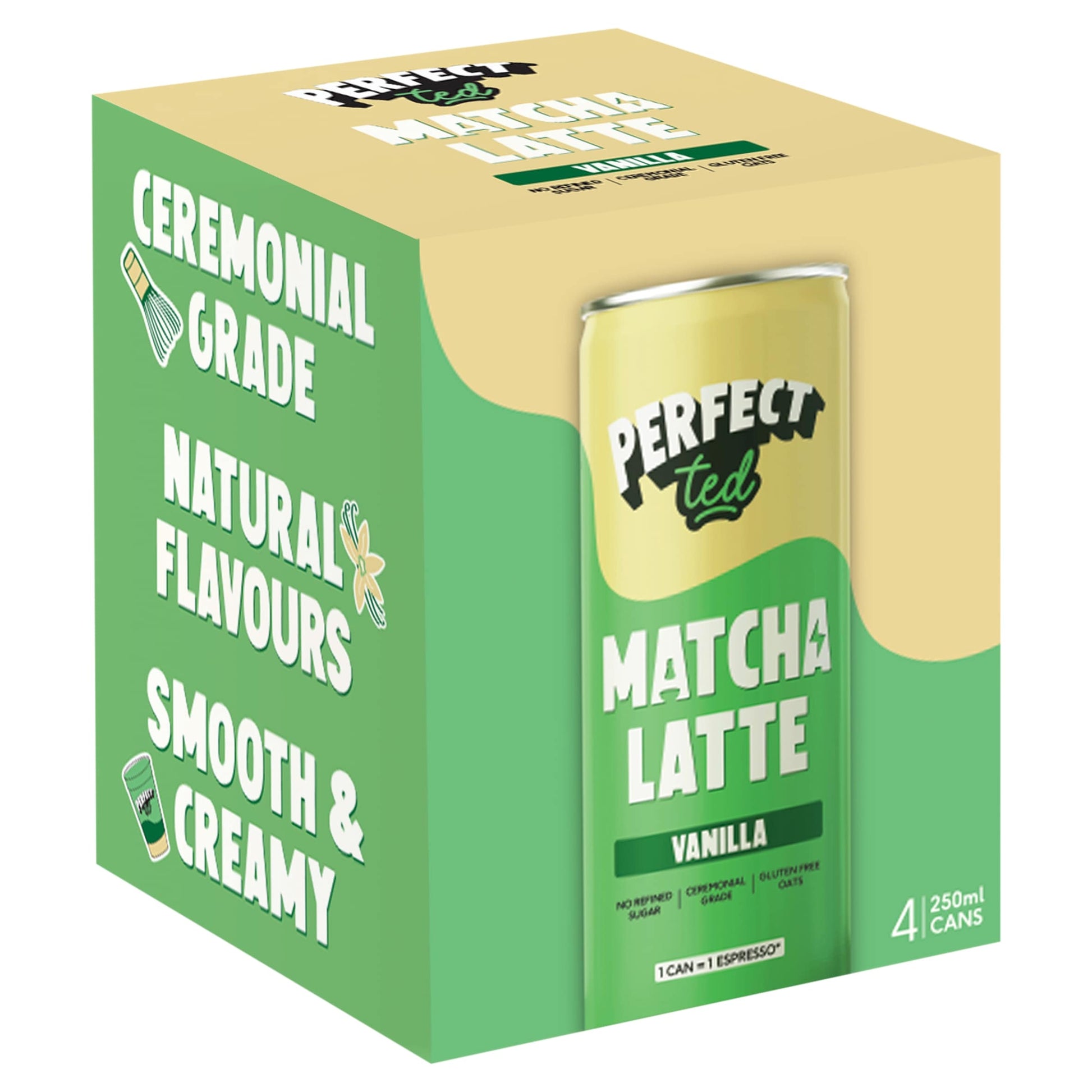PerfectTed Matcha Latte Vanilla 4x250ml — image 1