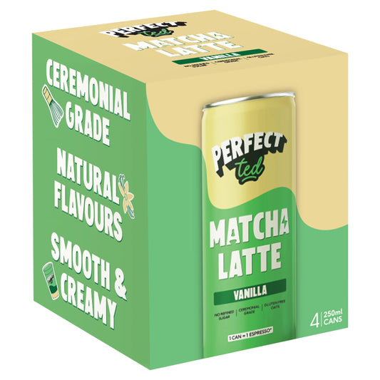 PerfectTed Matcha Latte Vanilla 4x250ml — image 1