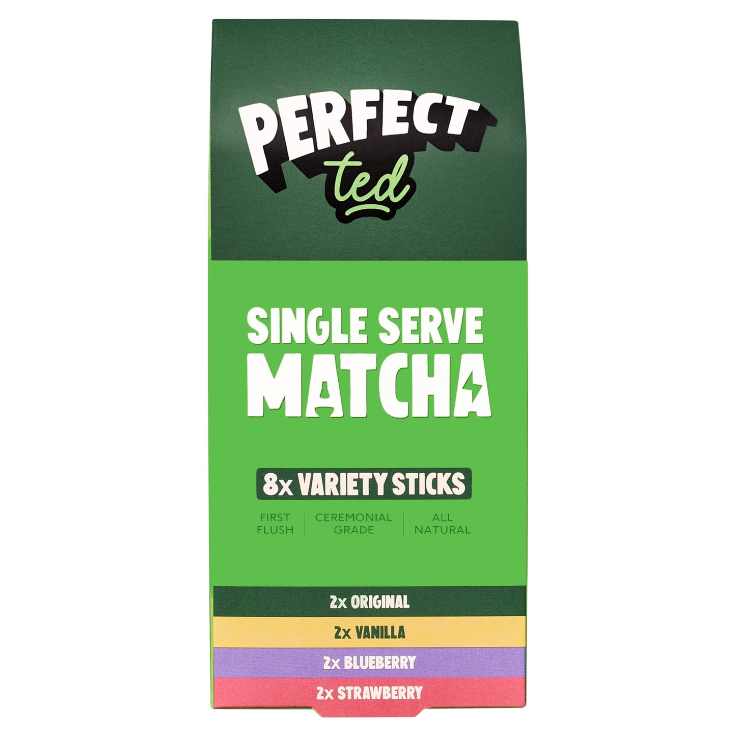 PerfectTed Matcha Sachets Variety Pack 8 Pack 33g — image 1