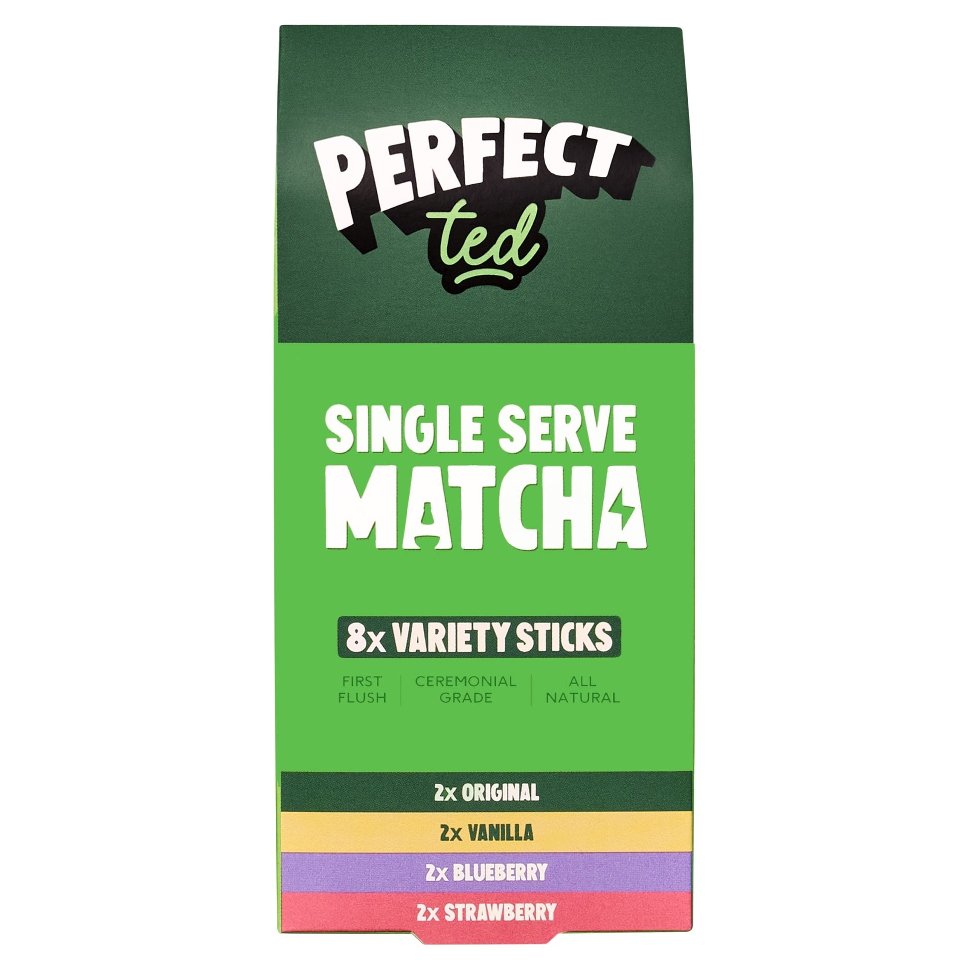 PerfectTed Matcha Sachets Variety Pack 8 Pack 33g — image 1