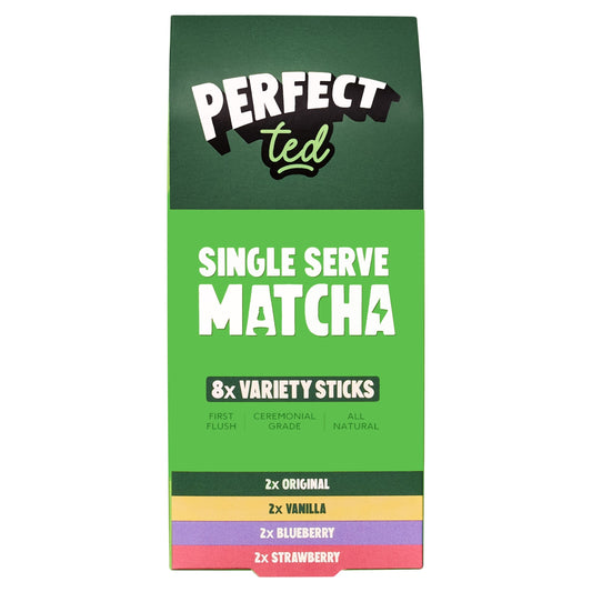 PerfectTed Matcha Sachets Variety Pack 8 Pack 33g — image 1