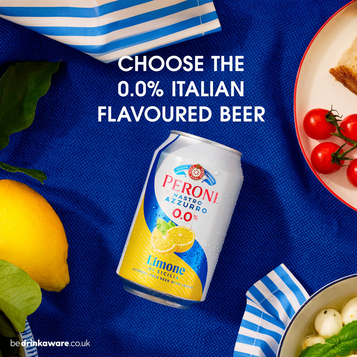 Peroni 0.0% Lemon Alcohol Free Beer Cans 4x330ml — image 2