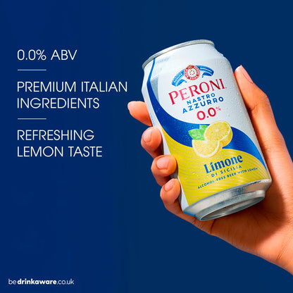 Peroni 0.0% Lemon Alcohol Free Beer Cans 4x330ml — image 3