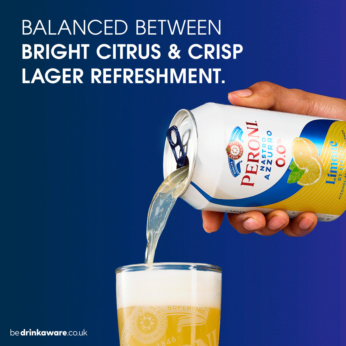 Peroni 0.0% Lemon Alcohol Free Beer Cans 4x330ml — image 4