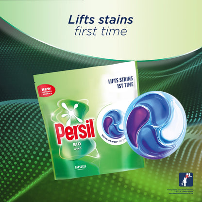 Persil Bio 4 in 1 Laundry Washing Detergent Capsules XL Mega Pack 48 Washes 652g — image 2