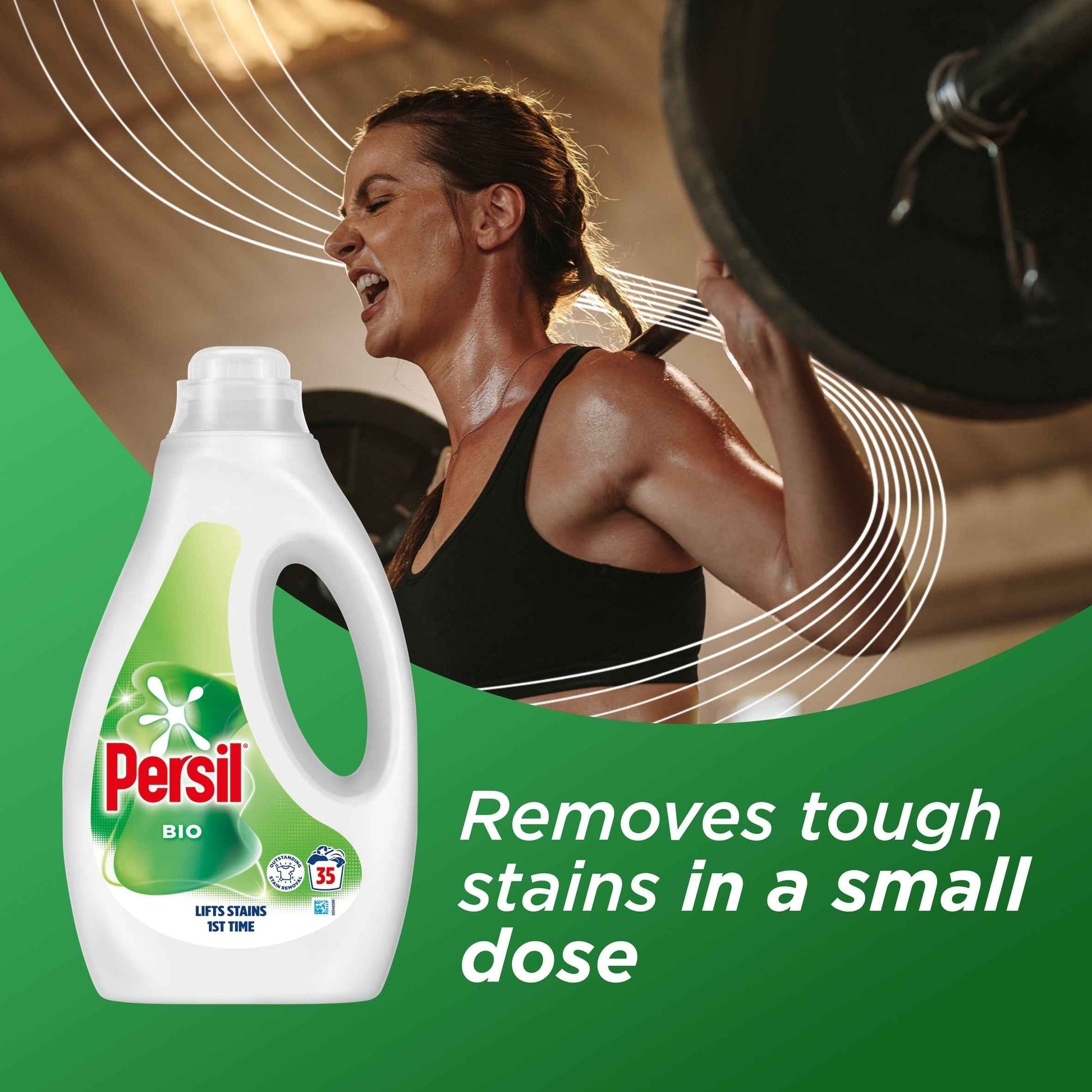 Persil Bio Laundry Washing Liquid Detergent 35 Washes 945ml