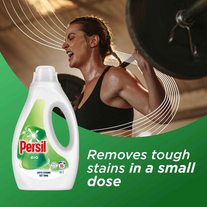 Persil Bio Laundry Washing Liquid Detergent 35 Washes 945ml