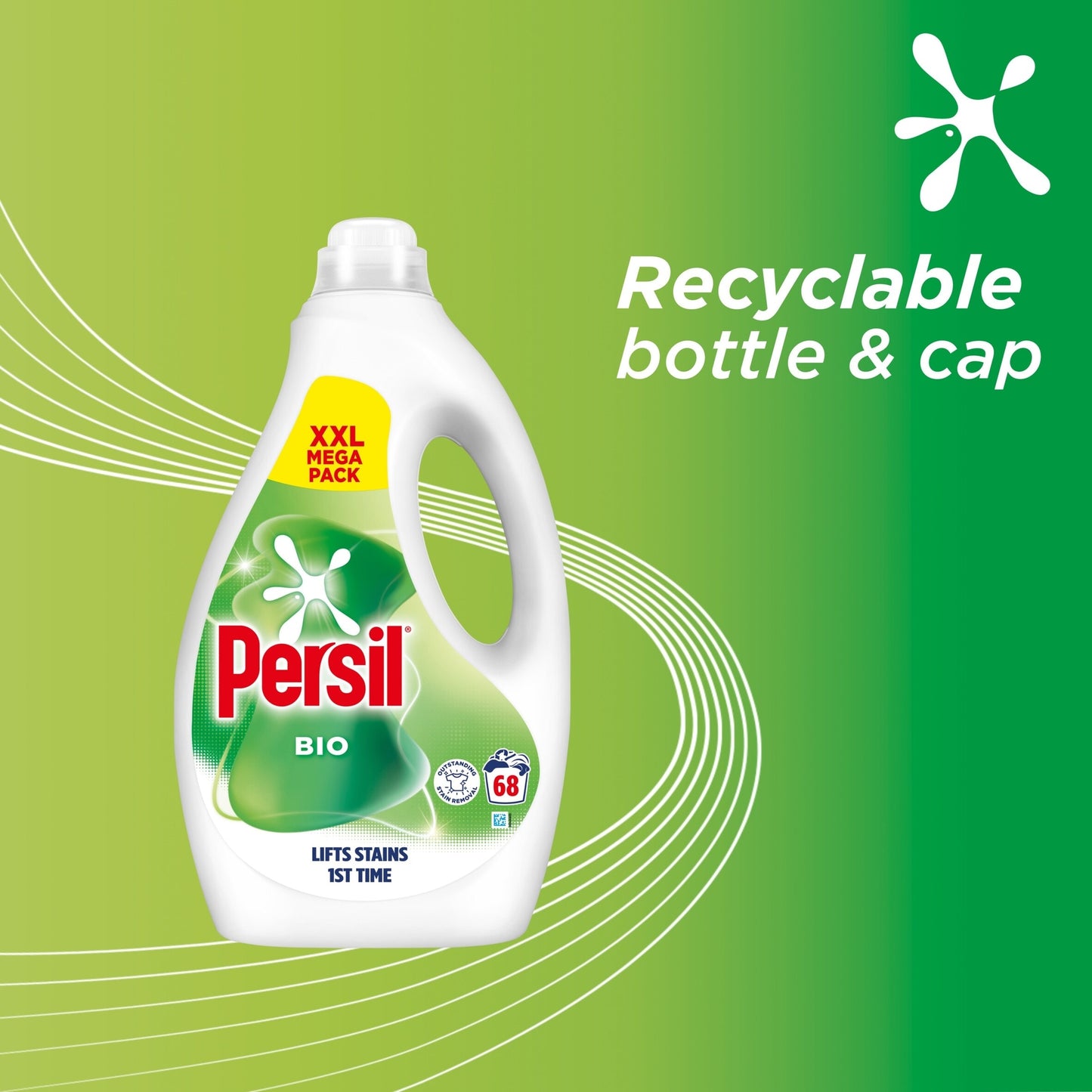 Persil Bio Laundry Washing Liquid Detergent 68 Washes 1836ml — image 5