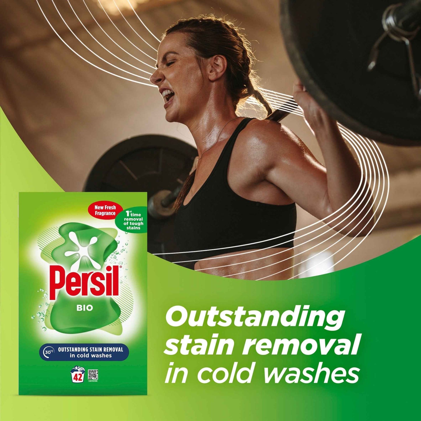 Persil Biological Laundry Washing Powder 42 Washes 2.1kg