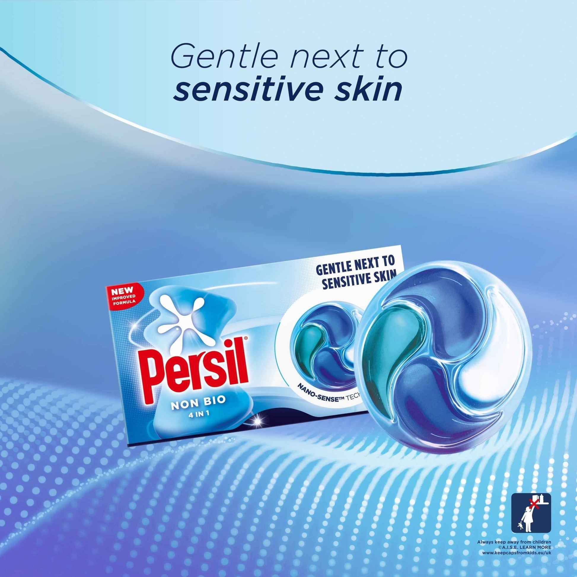 Persil Non Bio 4 In 1 Laundry Washing Detergent Capsules 15 Washes
