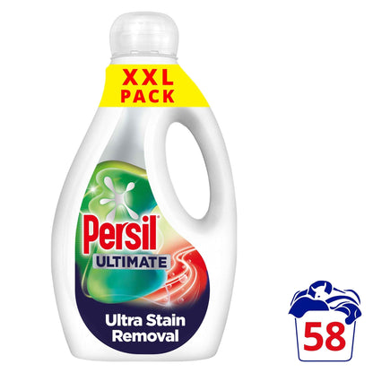 Persil Ultimate Bio Ultra Stain Removal Washing Liquid Detergent Xxl