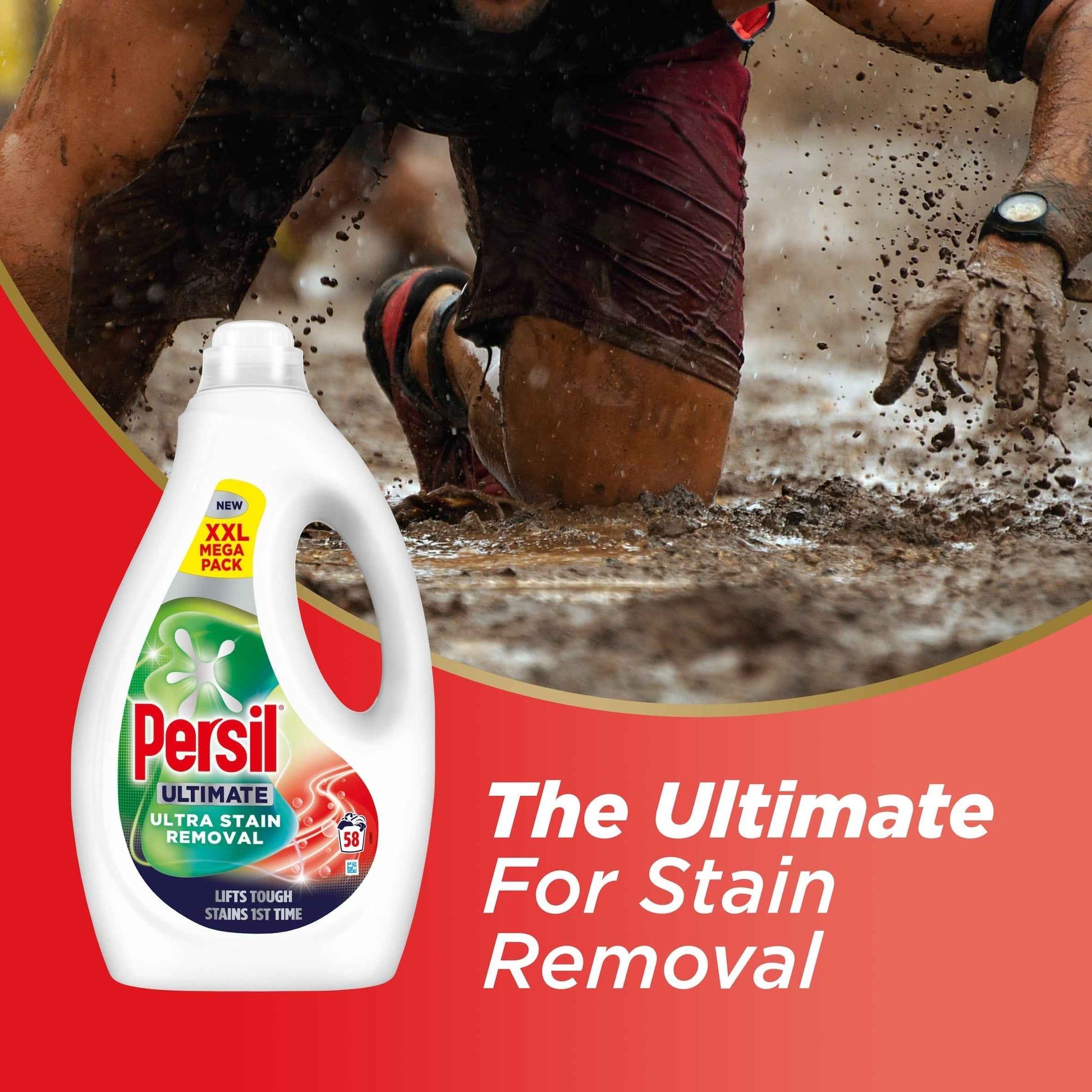Persil Ultimate Bio Ultra Stain Removal Washing Liquid Detergent Xxl