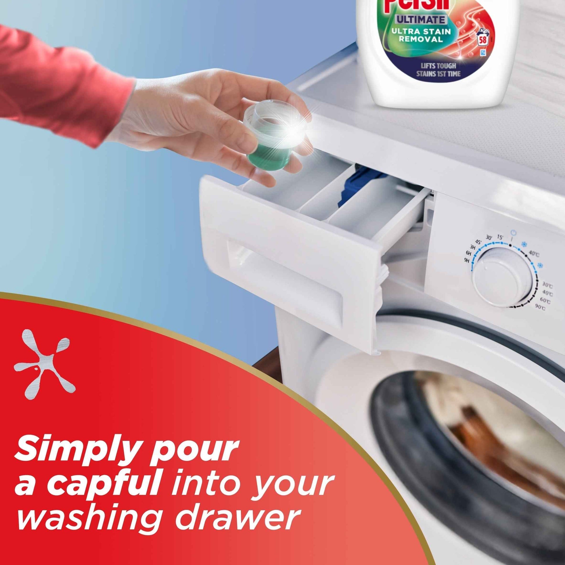 Persil Ultimate Bio Ultra Stain Removal Washing Liquid Detergent Xxl
