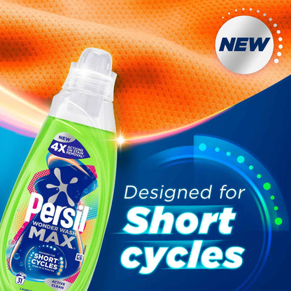 Persil Wonder Max Active Clean Laundry Washing Liquid Detergent 31