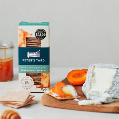 Peter's Yard Rosemary & Sea Salt Sourdough Crackers 90g — image 3