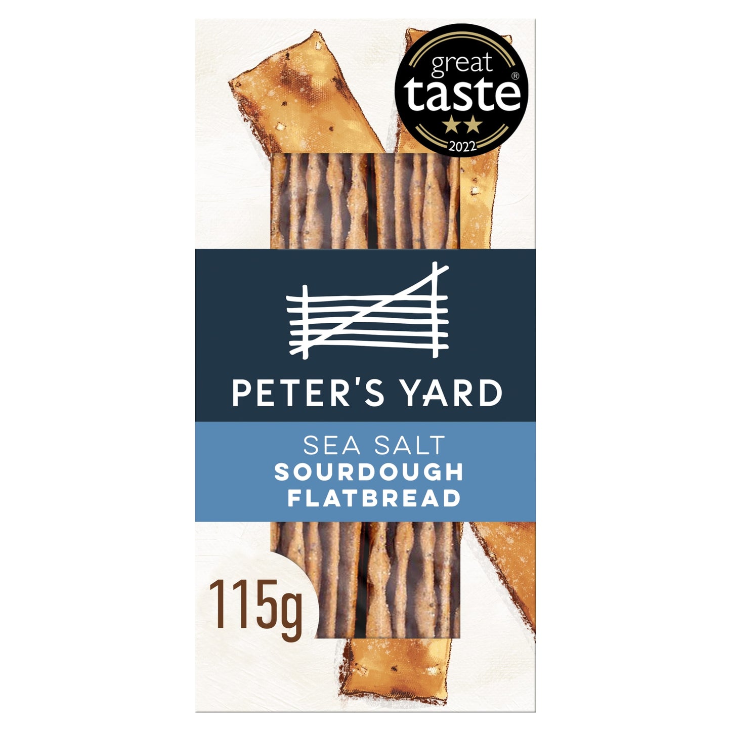Peter's Yard Sea Salt Sourdough Flatbreads 115g — image 1