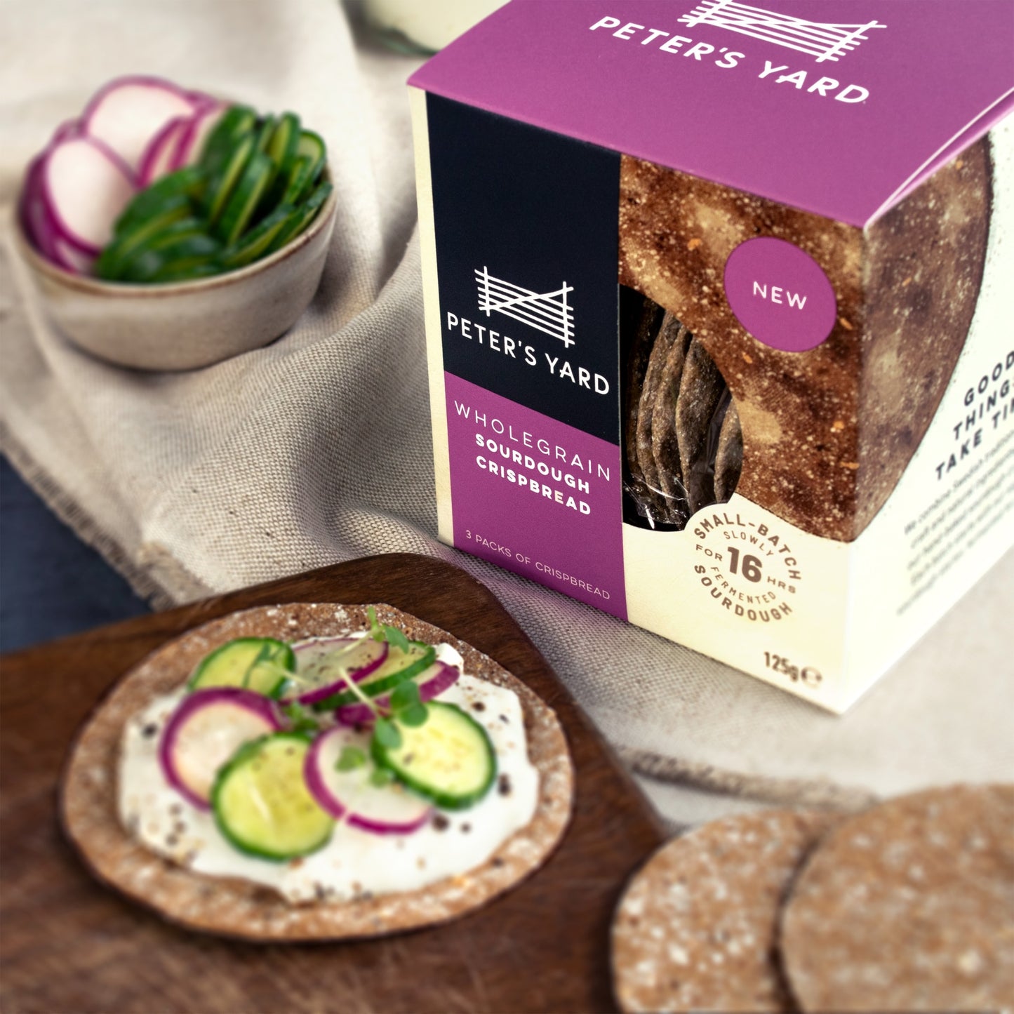 Peter's Yard Wholegrain Sourdough Crispbreads 125g — image 2