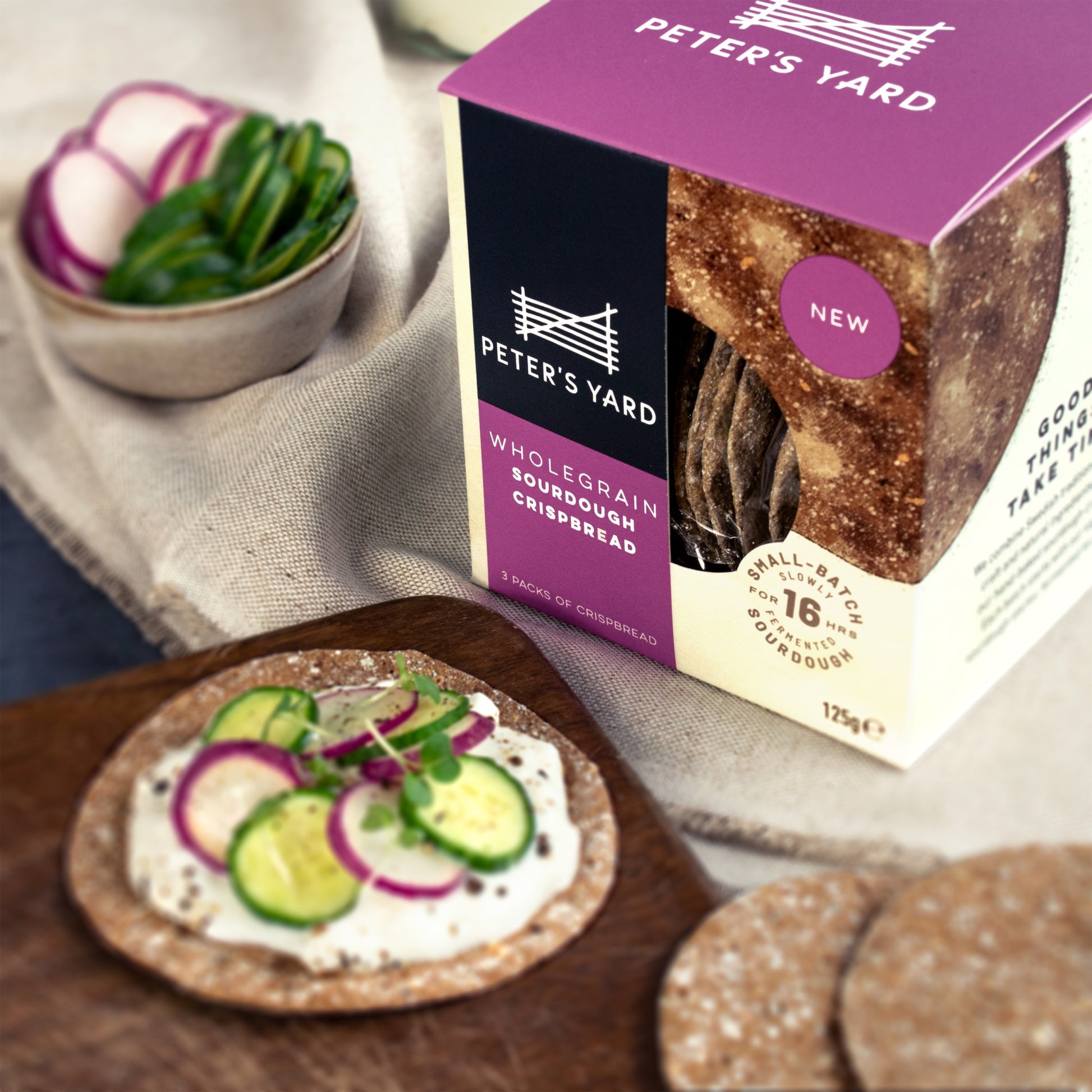 Peter's Yard Wholegrain Sourdough Crispbreads 125g — image 2