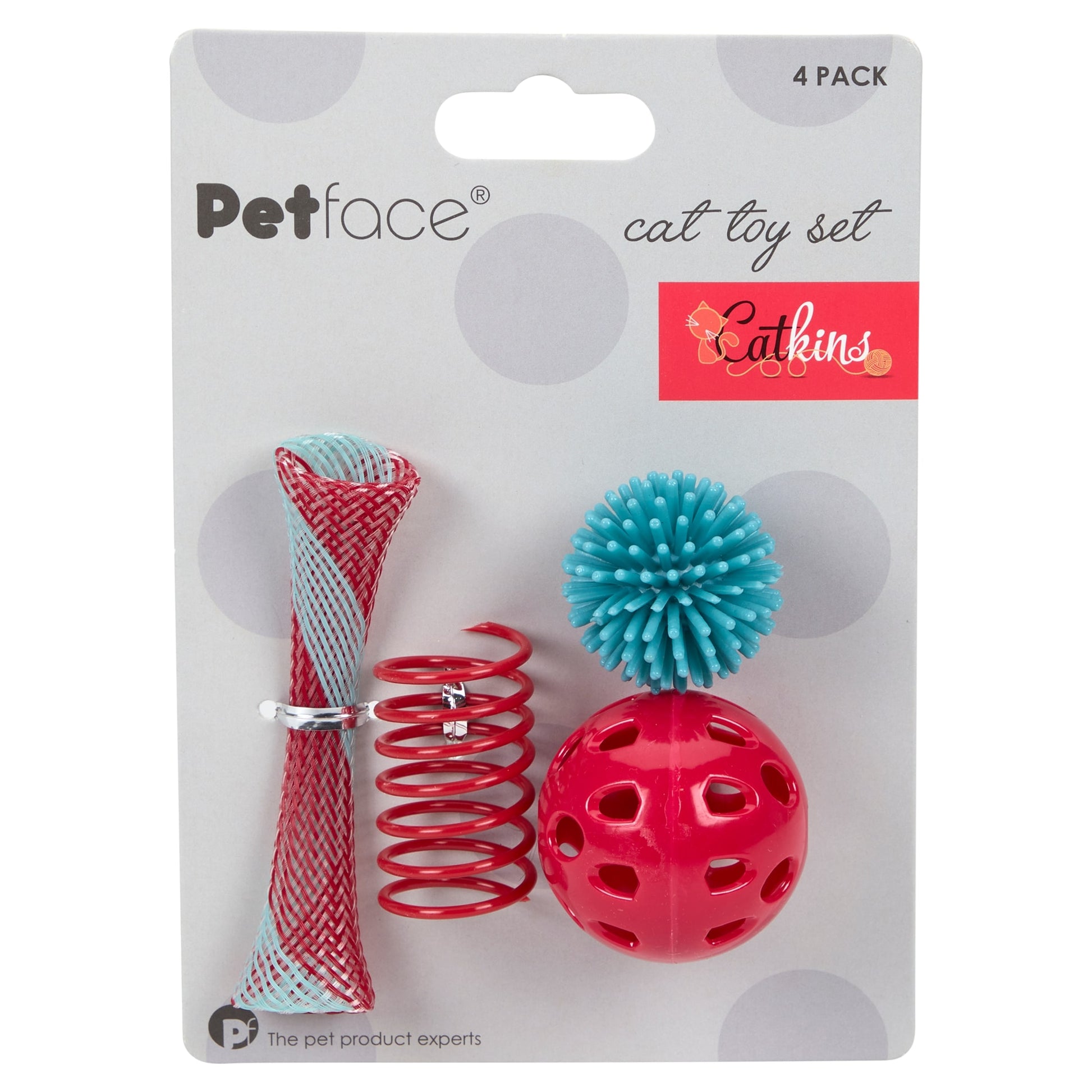 PETFACE CATKINS CAT TOY SET 4 PACK — image 1