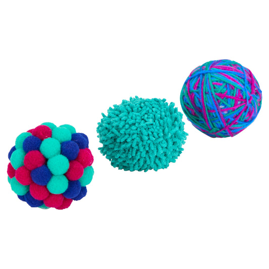 PETFACE CATKINS PLUSH BALL CAT TOY — image 1