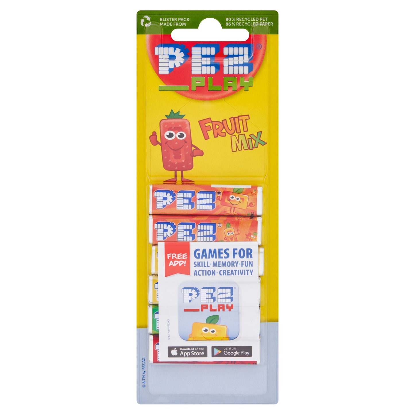Pez Fruit Mix Candy 6 Pack 51G — image 1