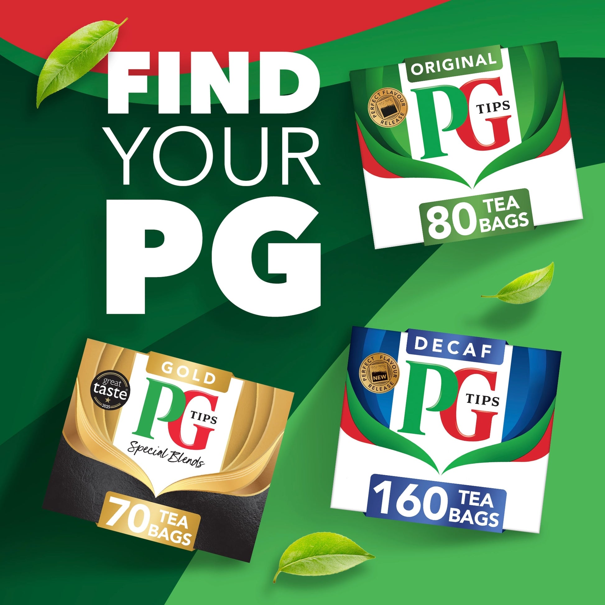 PG Tips Decaf Black Tea 160 Tea Bags 464g — image 5