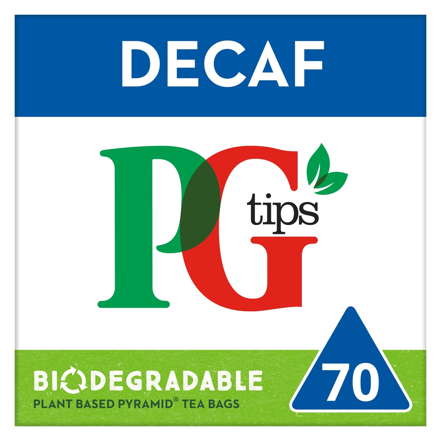 PG Tips Decaf Black Tea 70 Tea Bags 203g — image 1