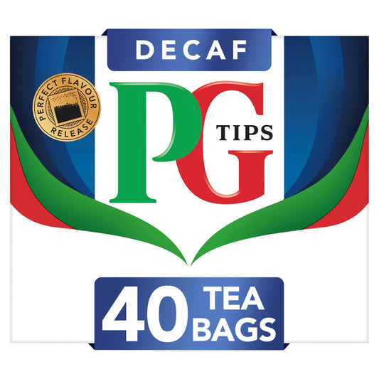 PG Tips Decaf Tea Bags 40 Pack 116g — image 1