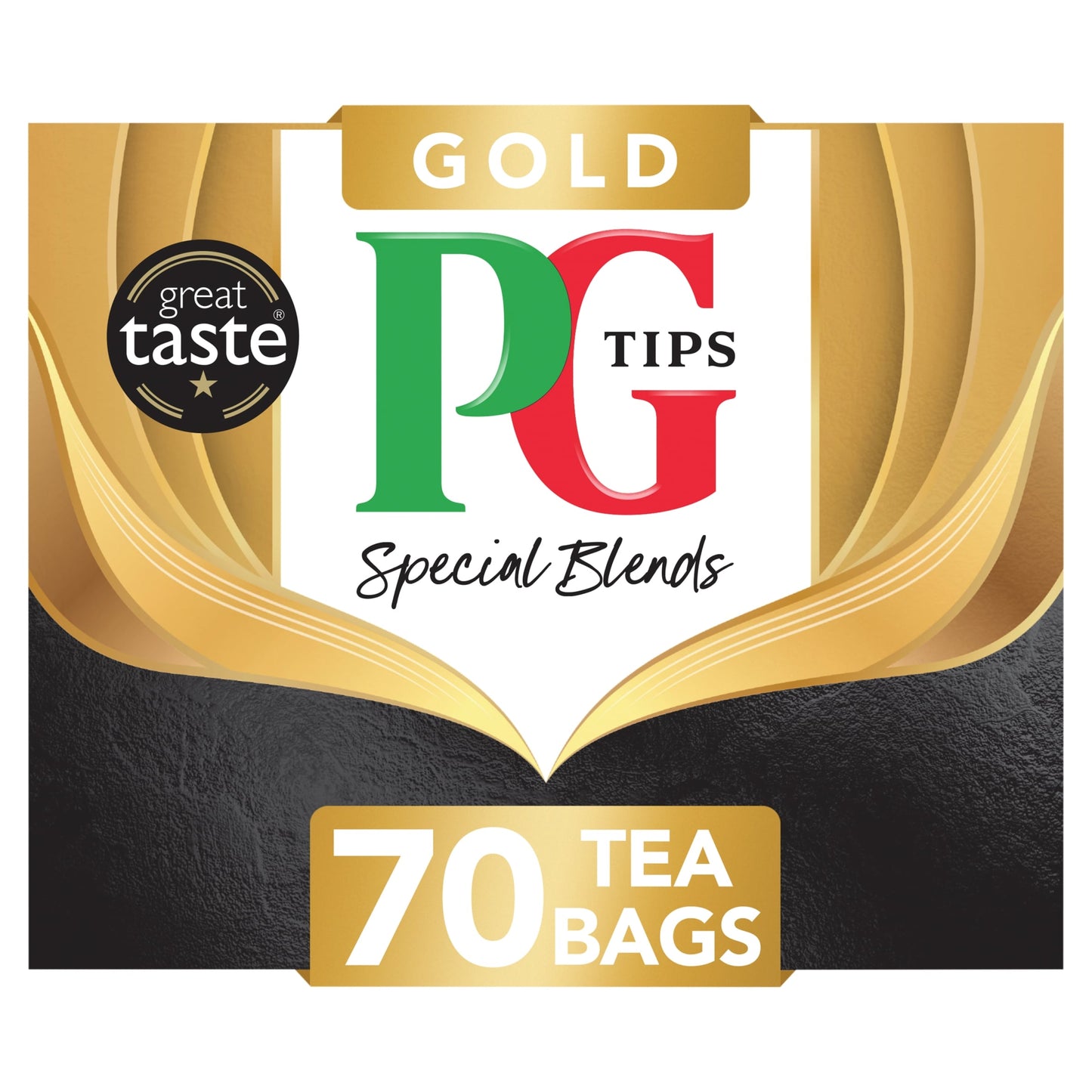 PG Tips Gold Speciality Black Tea 70 Tea Bags 203g — image 1