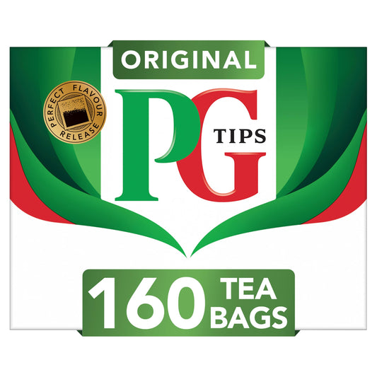 PG Tips Original Black Tea 160 Tea Bags 464g — image 1