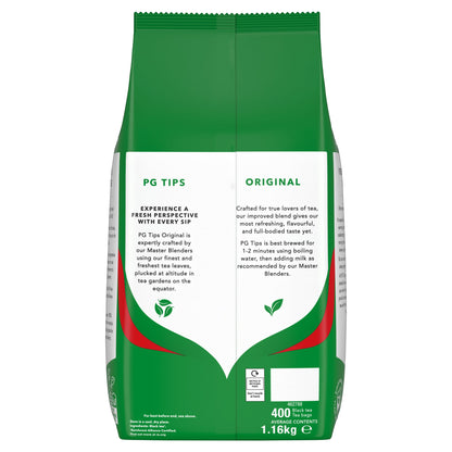 PG Tips Original Black Tea 400 Tea Bags 1.16kg — image 2