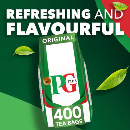 PG Tips Original Black Tea 400 Tea Bags 1.16kg — image 3