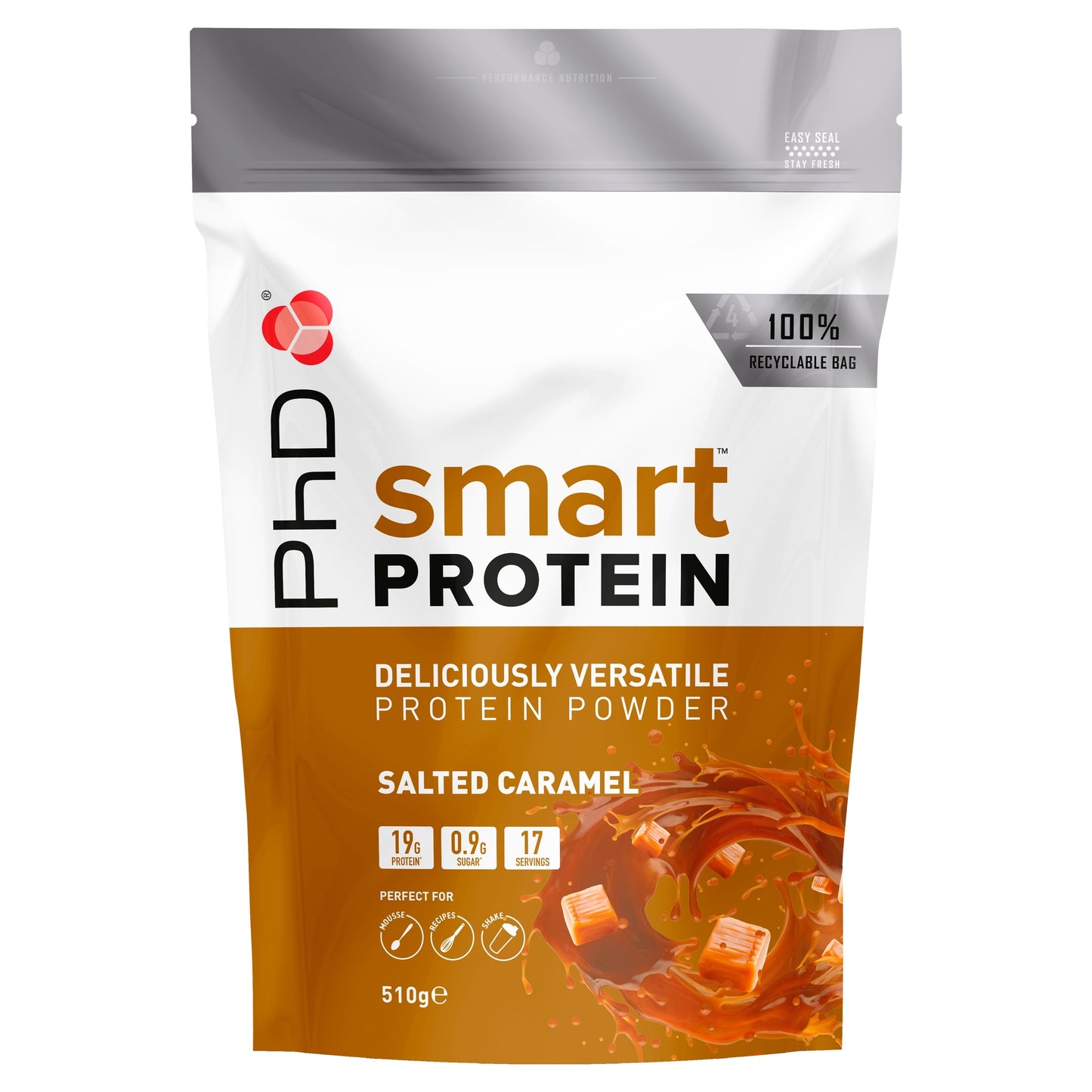 PhD Smart Protein Powder - Salted Caramel 510g — image 1