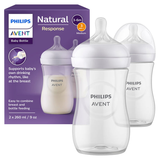 Philips Avent Natural Response Bottle 1m+ 2 x 260ml — image 1