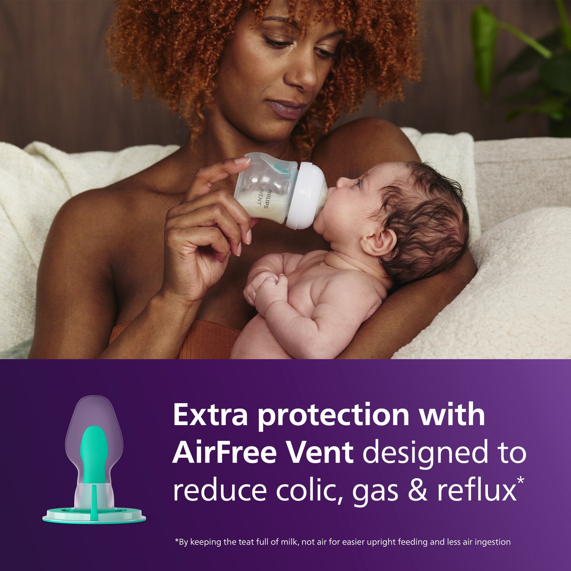 Philips Avent Natural Response Bottle AirFree Vent 0m+ 2 x 125ml — image 4