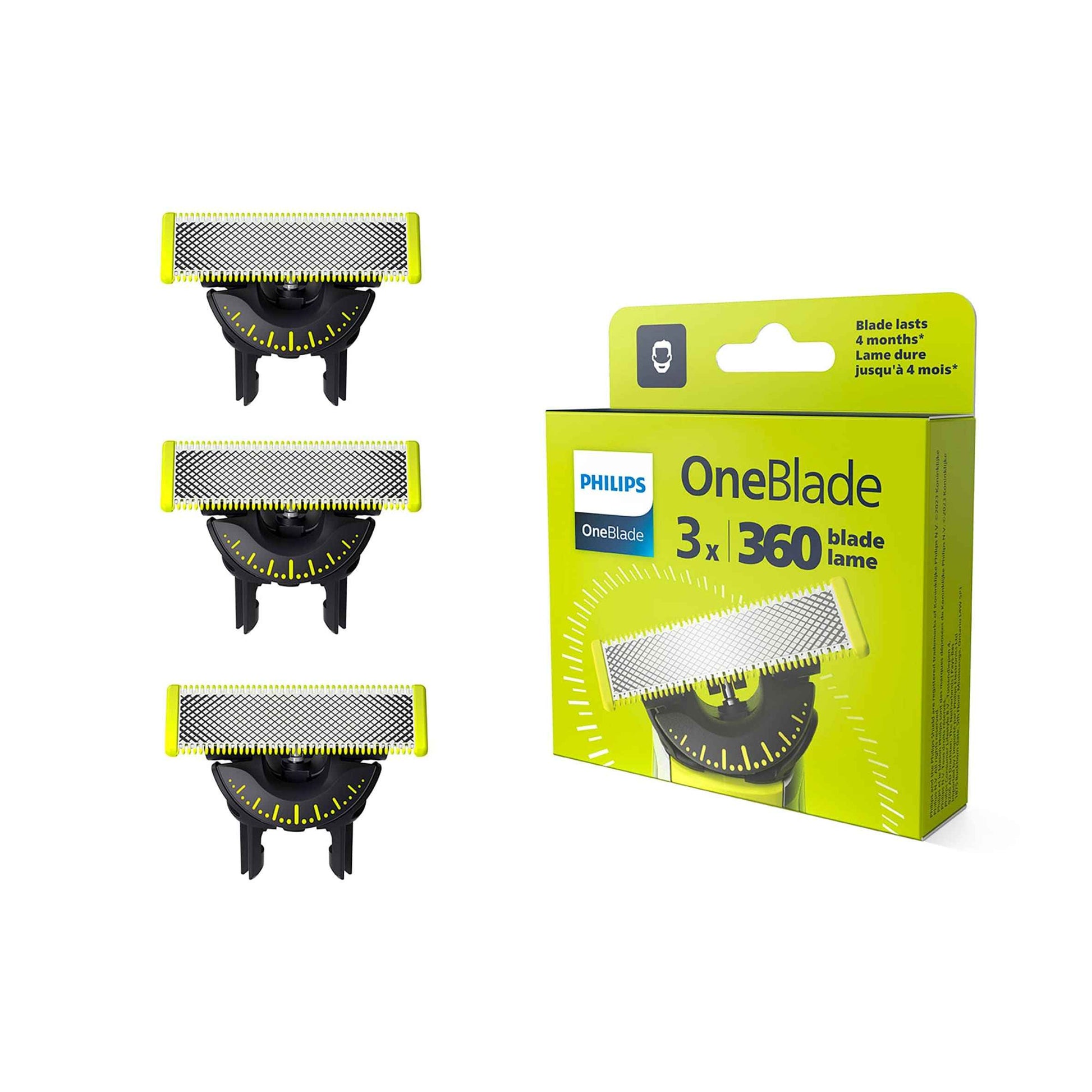 PHILIPS Oneblade 360 Replacement 3 Pack