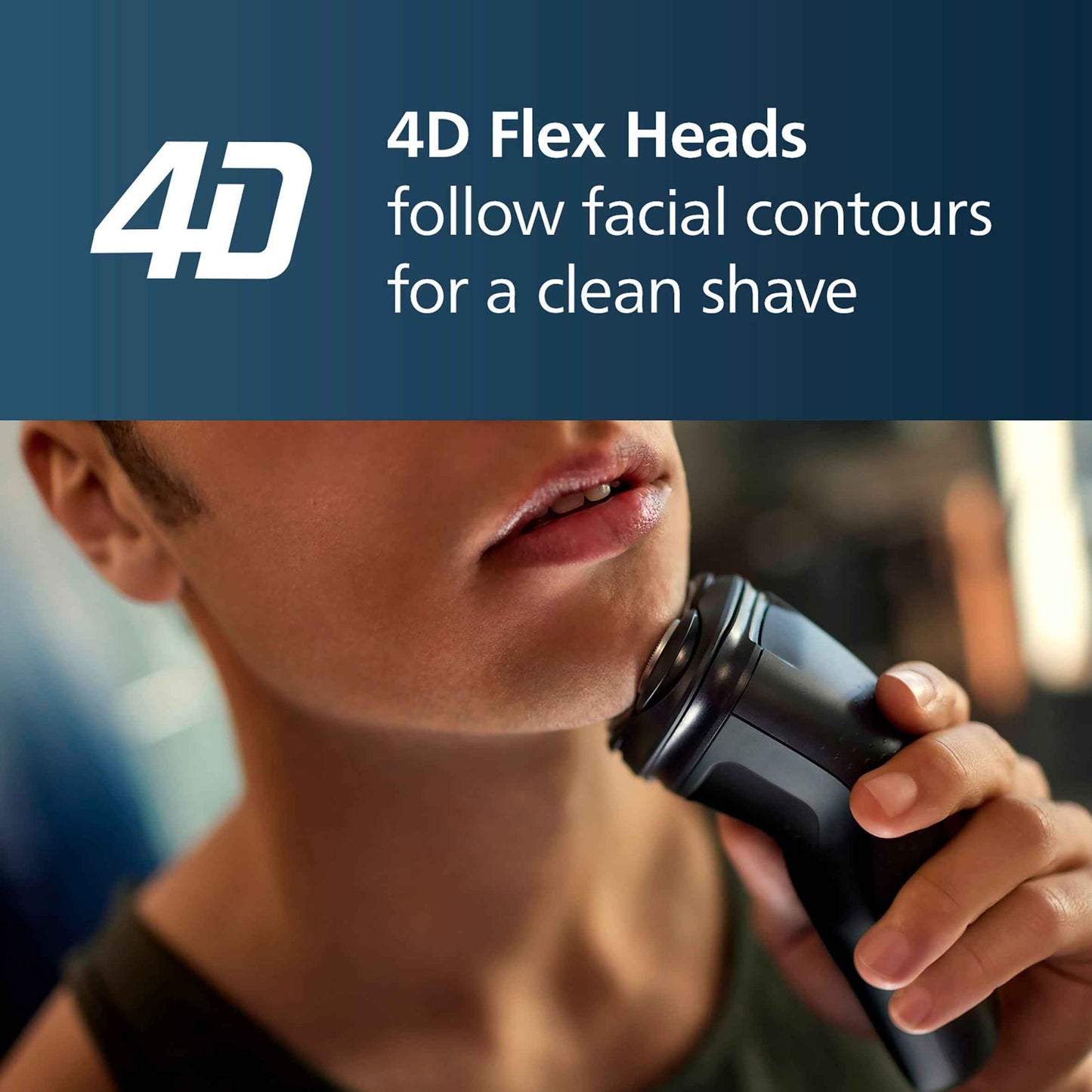 PHILIPS Series 1000 Wet & Dry Electric Shaver With 4d Flex