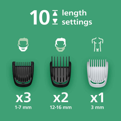PHILIPS Series 3000, All-in-one, 8-in-1 Trimmer For Face And Body -