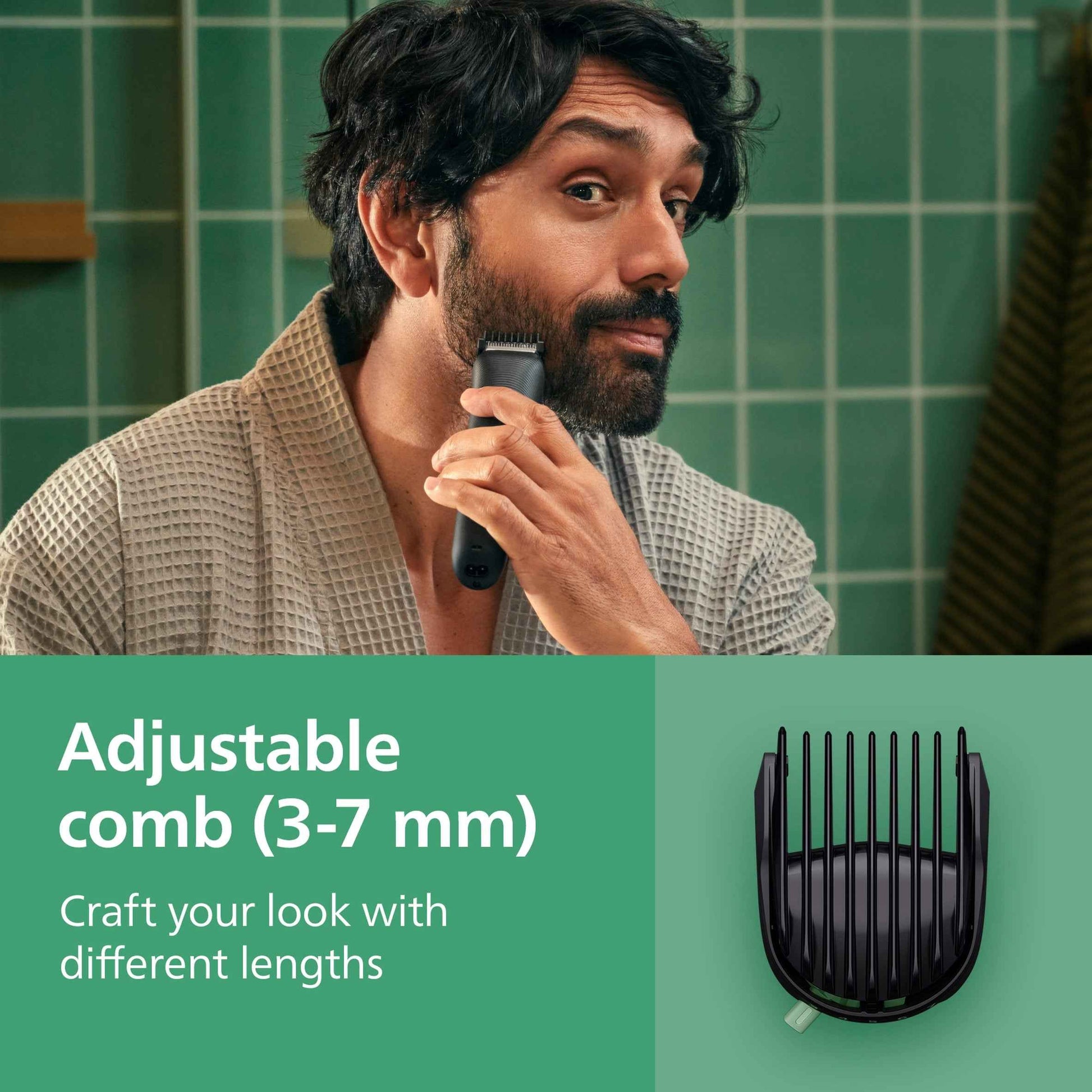 PHILIPS Series 3000, All-in-one, 8-in-1 Trimmer For Face And Body -