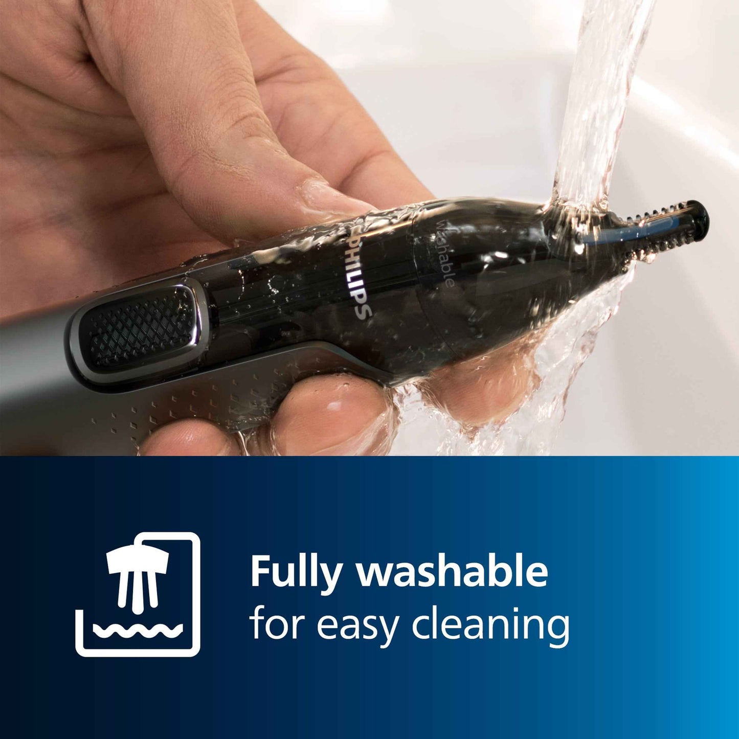 PHILIPS Series 3000 Cordless Nose, Ear And Eyebrow Trimmer-nt3650/16