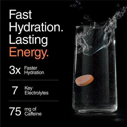 Phizz Daily Energy Orange Hydration, Caffeine, Electrolytes & Vitamins Effervescent Tablets x20 — image 2