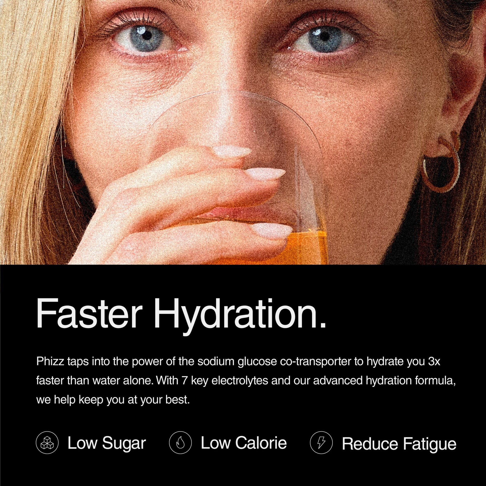 Phizz Daily Energy Orange Hydration, Caffeine, Electrolytes & Vitamins Effervescent Tablets x20 — image 4