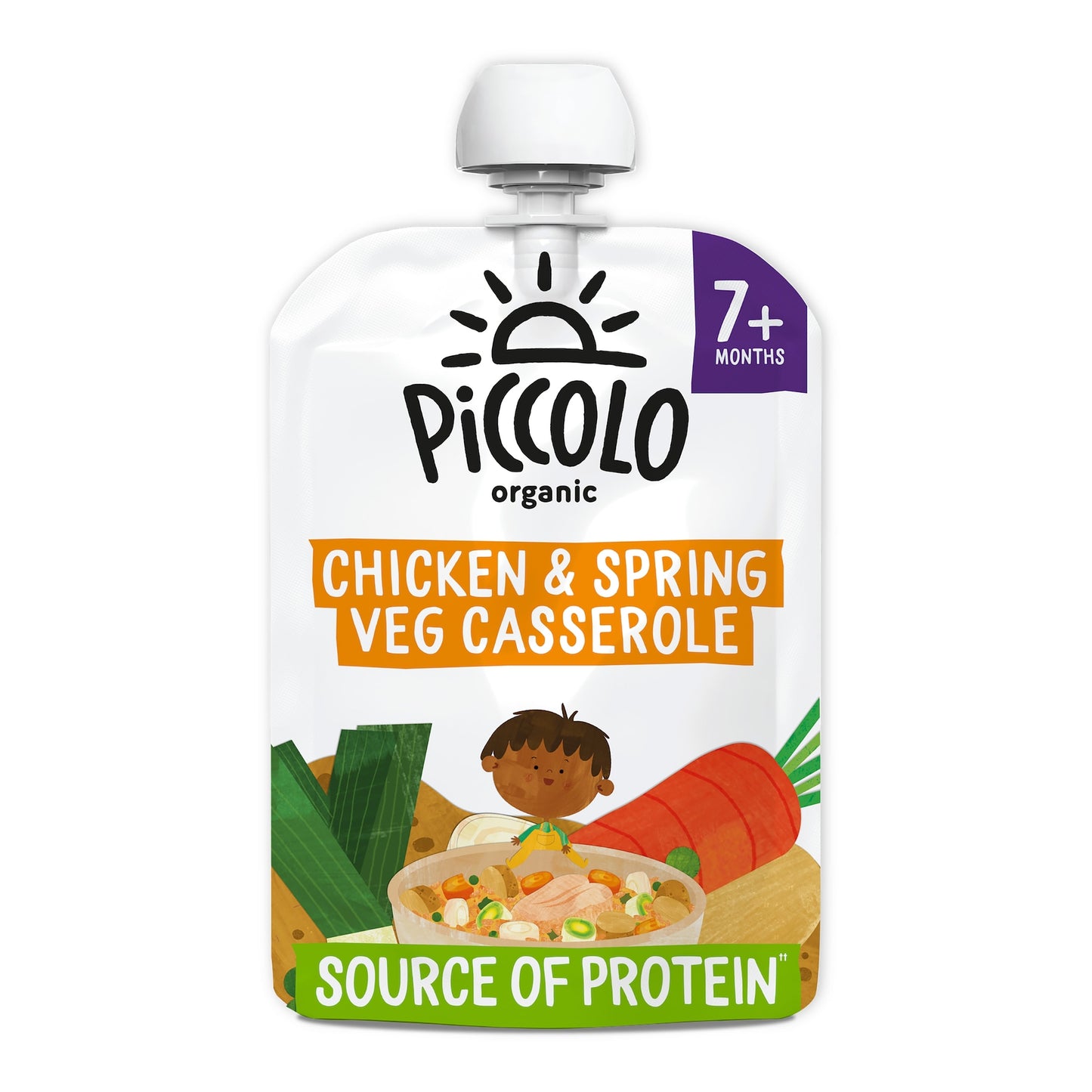 Piccolo Organic Chicken & Spring Veg Casserole 130g — image 1