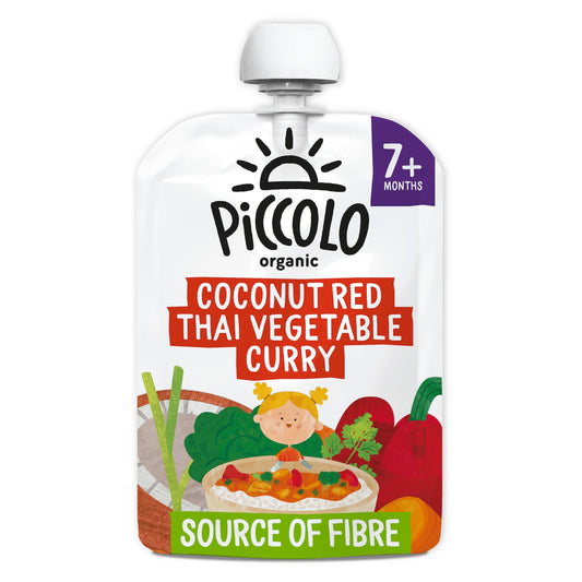 Piccolo Organic Coconut Red Thai Vegetable Curry 130g — image 1