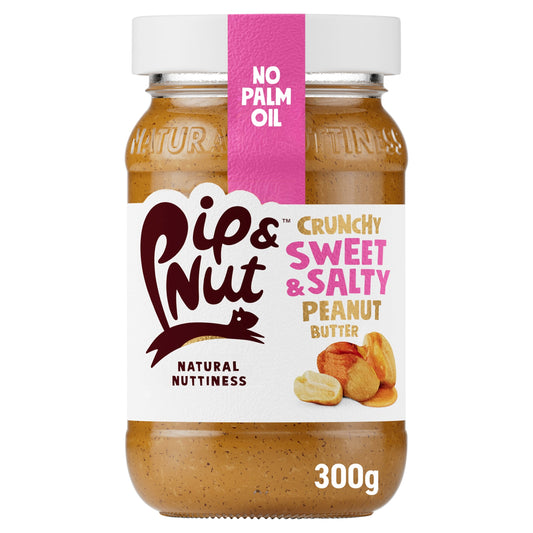 Pip & Nut Crunchy Sweet & Salty Peanut Butter 300g — image 1