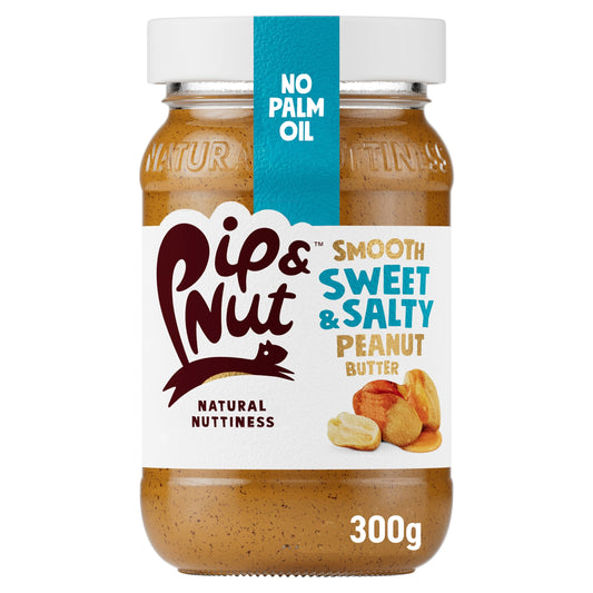 Pip & Nut Smooth Sweet & Salty Peanut Butter 300g — image 1