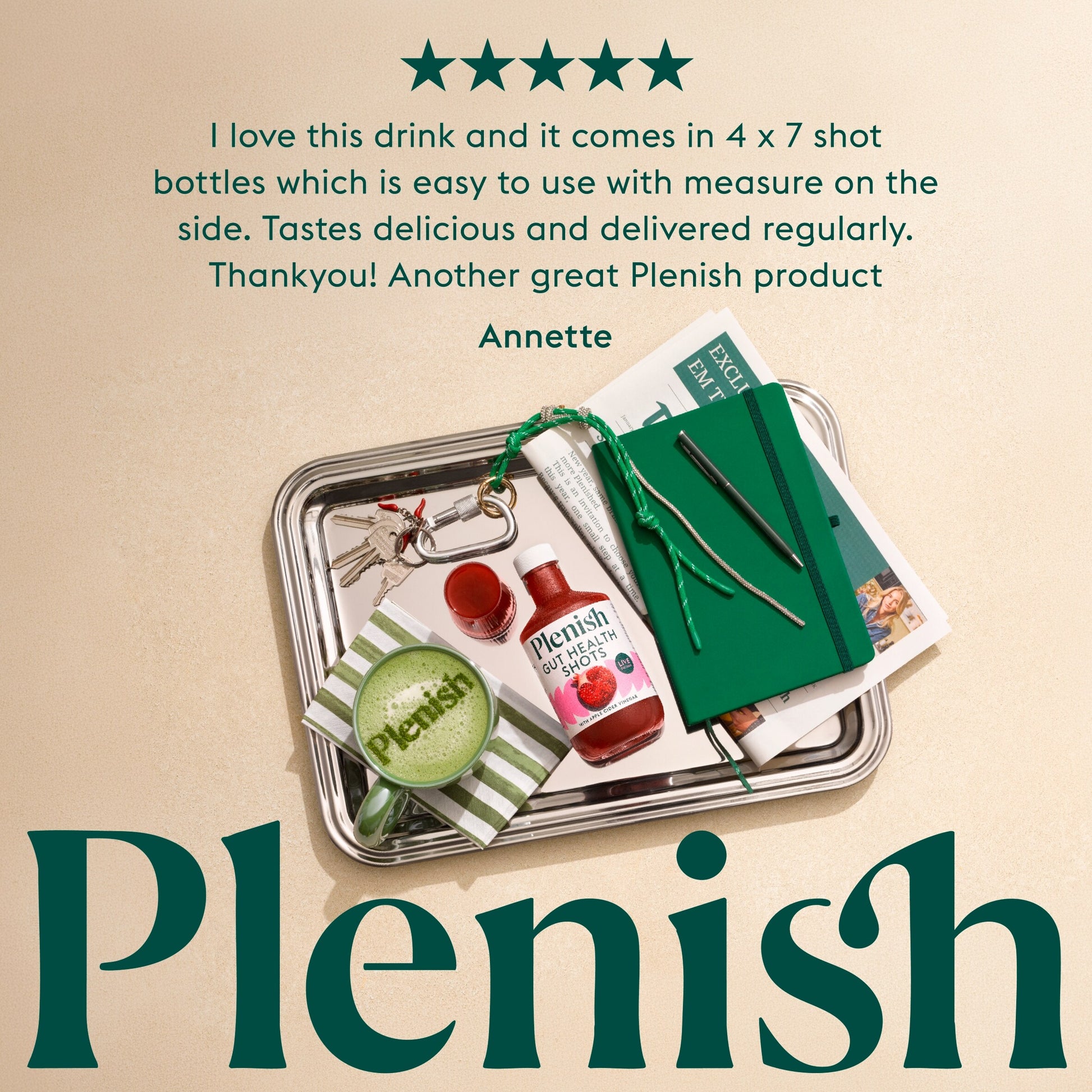 Plenish Berry Gut Health Dosing Bottle 7x Shots 420ml — image 4